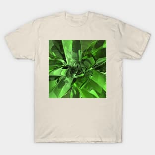 Green Abstract T-Shirt